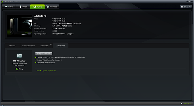 GeForce Experience