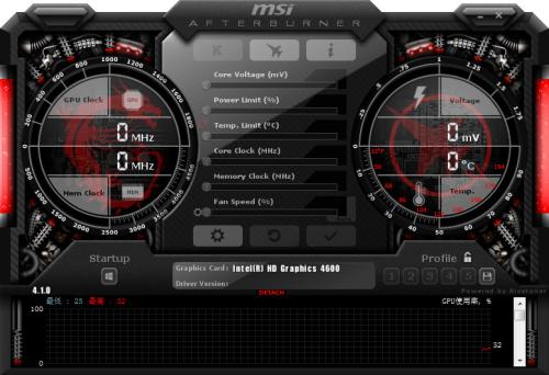 MSI Afterburner（微星显卡超频工具）