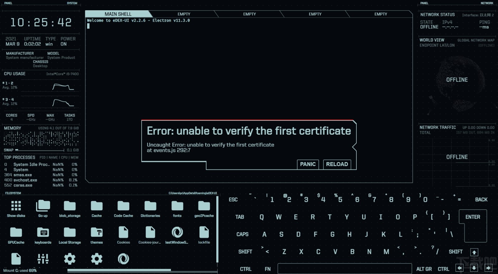 eDEX-UI