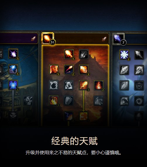 升级并使用来之不易的天赋点，要小心谨慎哦。