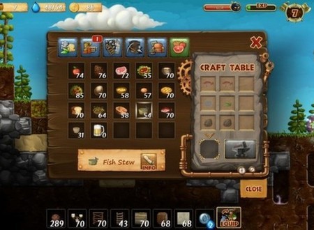 本作是一款风格类似泰拉瑞亚的沙盒策略游戏，玩家同样需要在游戏中搜集各种材料合成装备，以及建造矮人城堡抵抗敌人的侵袭。它是一款横版画面的策略游戏