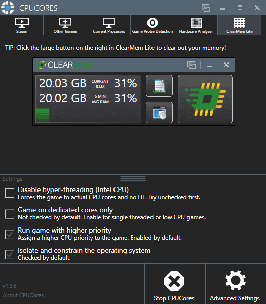 CPUCores