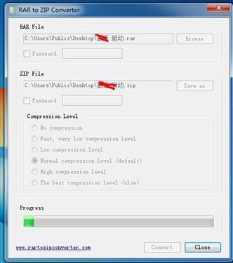 RAR to ZIP Converter