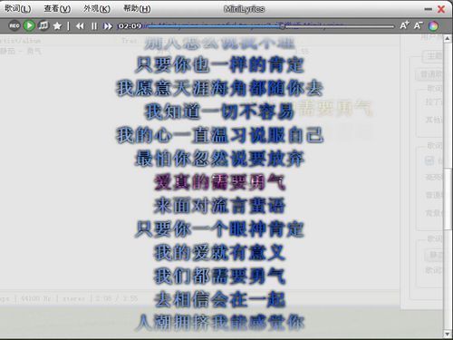 迷你歌词 Minilyrics