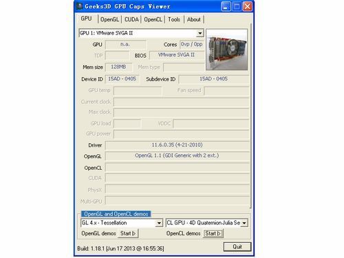 GPU Caps Viewer 显卡检测工具