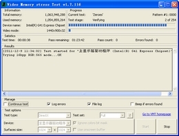 Video Memory Stress Test 