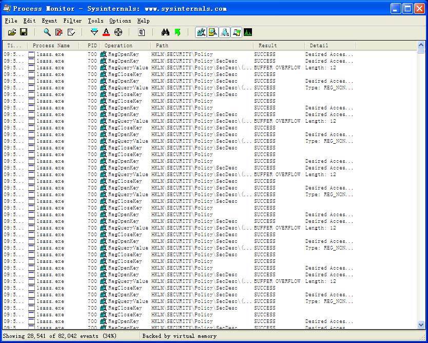 进程监视者 Process Monitor