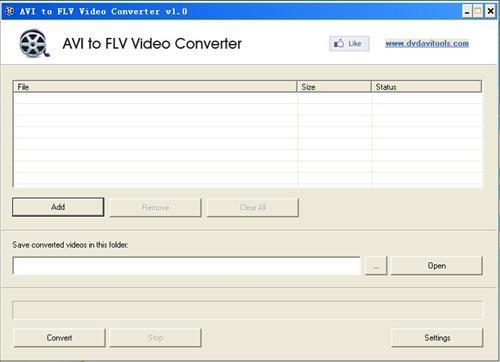 AVI to FLV Video Converter