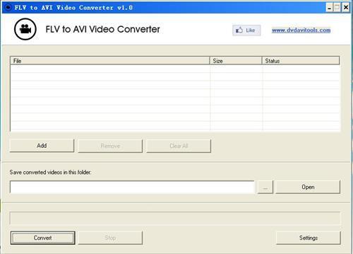FLV to AVI Video Converter