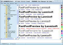 快速字体预览 FastFontPreview