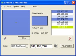 Screen ColorPicker 