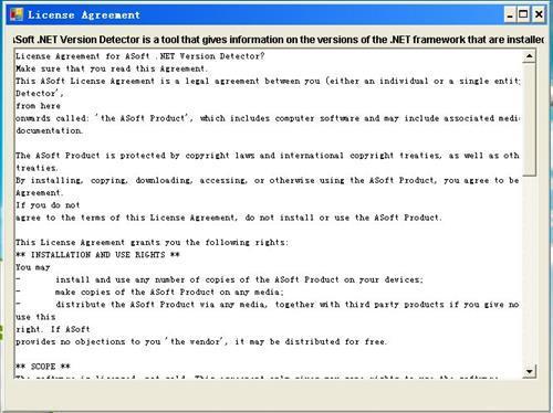 .NET Version Detector 