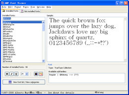 AMP Font Viewer 