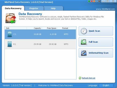 WinMend Data Recovery 