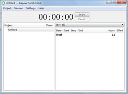 Kapow Punch Clock 