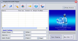 Kingdia DVD to MP3 Ripper 