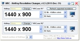HotKey Resolution Changer 