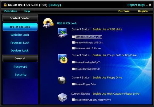GiliSoft USB Lock 