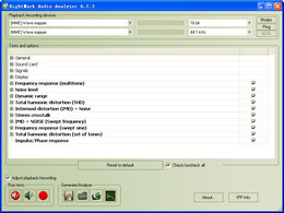 RightMark Audio Analyzer 