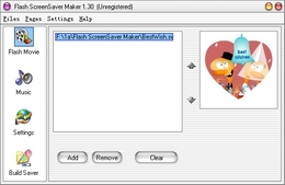 Flash ScreenSaver Maker 
