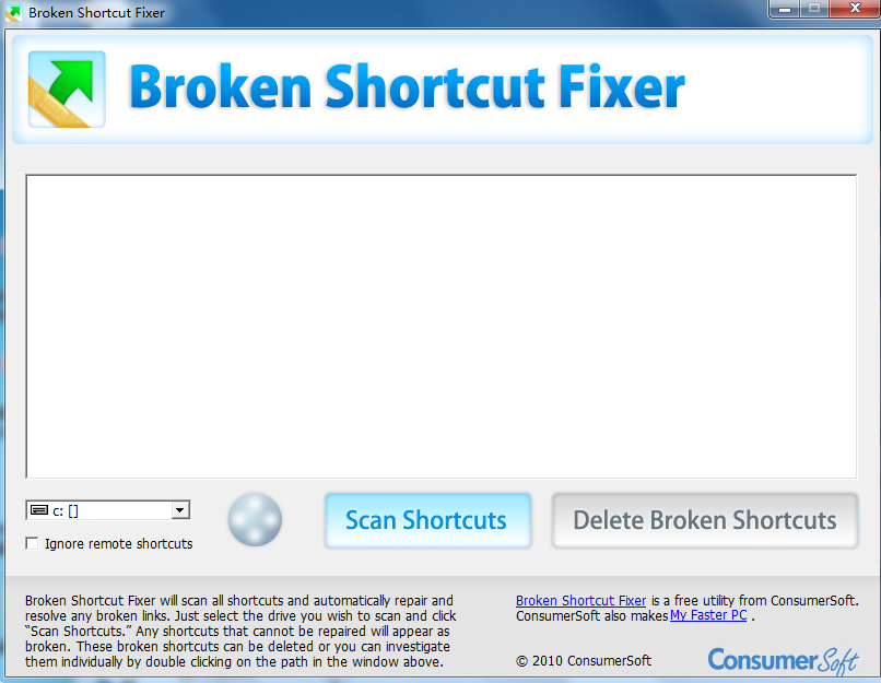 Broken Shortcut Fixer 