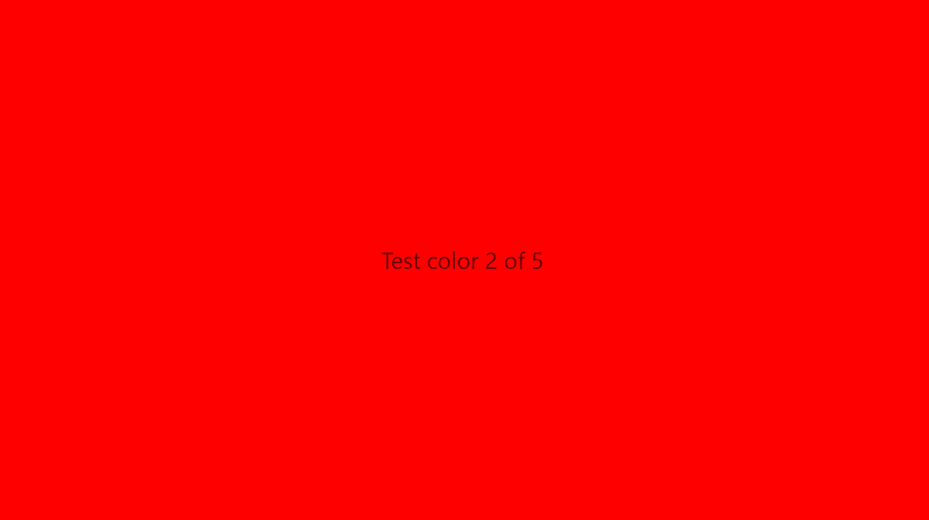 LCDTest 液晶坏点检测