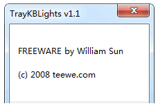 TrayKBLights 键盘指示灯