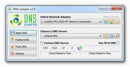 DNS设置快速修改 Dns Jumper 