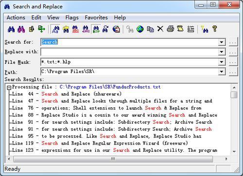 Search and Replace 