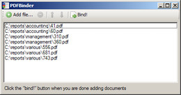 PDF合并软件 PDFBinder